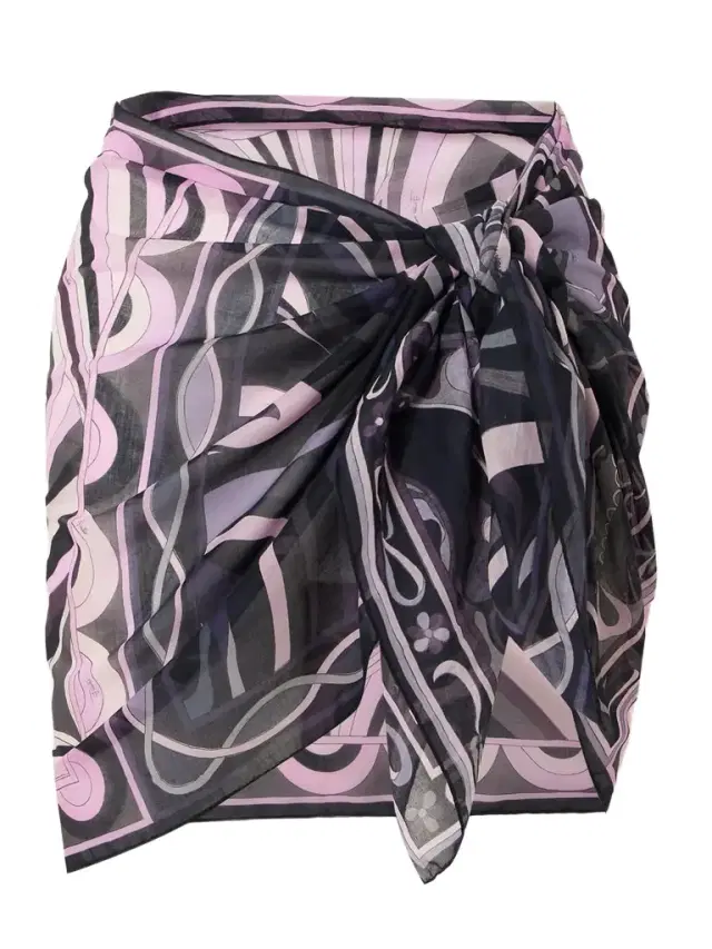 Printed Cotton-voile Pareo