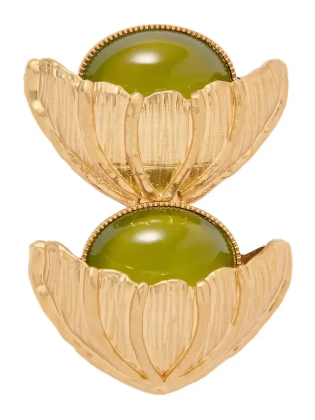Retro Flower Gold-plated Crystal Brooch