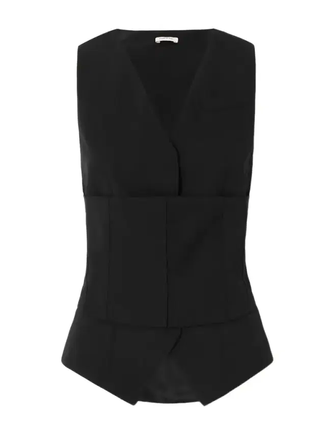 Wool-twill Vest