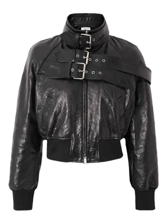 Buckled Leather Jacket