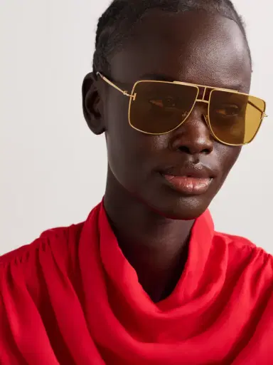 Tom Ford Eliott Aviator-style Gold-tone Sunglasses | Thumbnail 2
