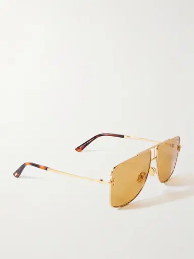 Tom Ford Eliott Aviator-style Gold-tone Sunglasses | Thumbnail 3