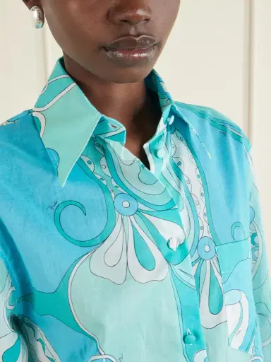 PUCCI Printed Cotton-muslin Shirt | Thumbnail 5 PUCCI Printed Cotton-muslin Shirt | Thumbnail 5