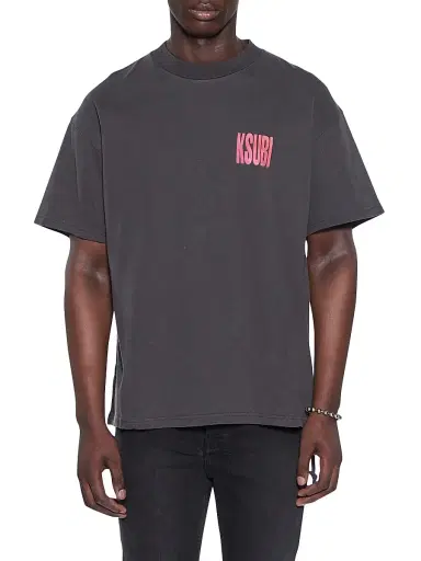 Ksubi Men's Panthera Ekcess Oversized T-Shirt - Black | Thumbnail 1