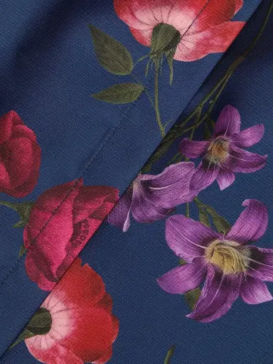 SACHIN & BABI Women's Marta Floral Mikado Belted Gown | Thumbnail 8