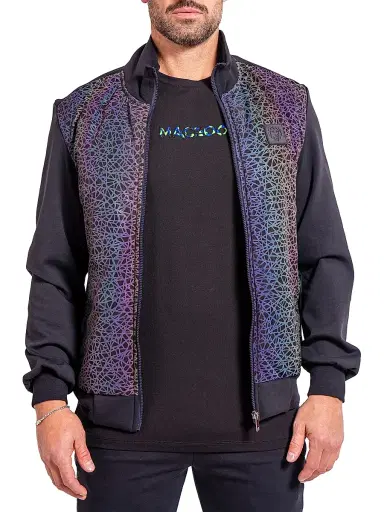 Maceoo Men's Ascension Bomber Jacket - Black - Size XXXXL | Thumbnail 2 Maceoo Men's Ascension Bomber Jacket - Black - Size XXXXL | Thumbnail 2