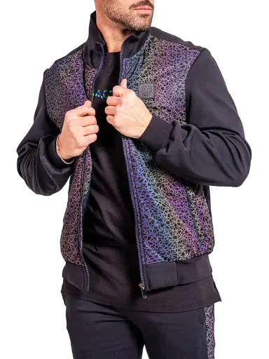 Maceoo Men's Ascension Bomber Jacket - Black - Size XXXXL | Thumbnail 3 Maceoo Men's Ascension Bomber Jacket - Black - Size XXXXL | Thumbnail 3