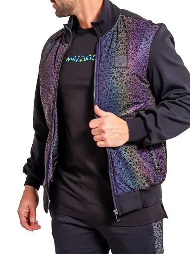Maceoo Men's Ascension Bomber Jacket - Black - Size XXXXL | Thumbnail 6 Maceoo Men's Ascension Bomber Jacket - Black - Size XXXXL | Thumbnail 6