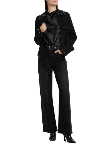RAILS Women's Roxbury Stud-Trim Denim Jacket | Thumbnail 2 RAILS Women's Roxbury Stud-Trim Denim Jacket | Thumbnail 2