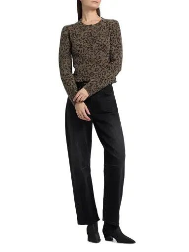 RAILS Women's Matilda Leopard Pattern Cardigan | Thumbnail 2 RAILS Women's Matilda Leopard Pattern Cardigan | Thumbnail 2