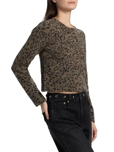 RAILS Women's Matilda Leopard Pattern Cardigan | Thumbnail 4 RAILS Women's Matilda Leopard Pattern Cardigan | Thumbnail 4