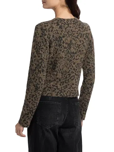 RAILS Women's Matilda Leopard Pattern Cardigan | Thumbnail 5 RAILS Women's Matilda Leopard Pattern Cardigan | Thumbnail 5