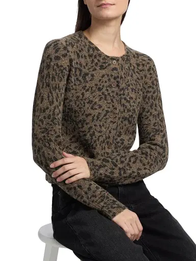 RAILS Women's Matilda Leopard Pattern Cardigan | Thumbnail 6 RAILS Women's Matilda Leopard Pattern Cardigan | Thumbnail 6