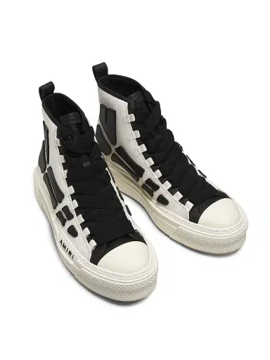 AMIRI Men's Skel Court Hi Sneakers | Thumbnail 4 AMIRI Men's Skel Court Hi Sneakers | Thumbnail 4