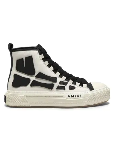 AMIRI Men's Skel Court Hi Sneakers | Thumbnail 1 AMIRI Men's Skel Court Hi Sneakers | Thumbnail 1