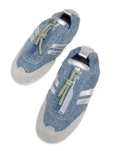 3.1 Phillip Lim Women's On The Go Denim Low-Top Sneakers - Medium Indigo - Size 7 | Thumbnail 4