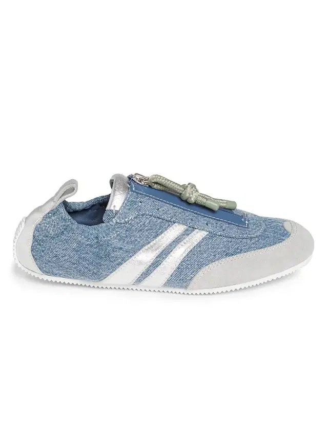 3.1 Phillip Lim Women's On The Go Denim Low-Top Sneakers - Medium Indigo