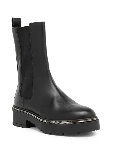 René Caovilla Women's Embellished Leather Boots | Thumbnail 2
