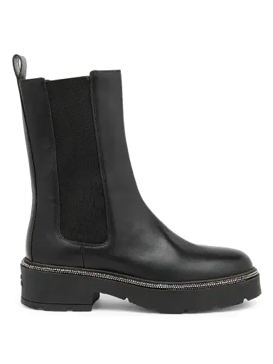 René Caovilla Women's Embellished Leather Boots | Thumbnail 1
