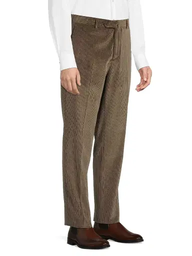 Saks Fifth Avenue Men's Cotton-Cashmere Corduroy Pants - Brown | Thumbnail 4