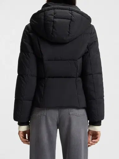 BOSS Women's Piping-Detail Jacket with Padding - Black | Thumbnail 4 BOSS Women's Piping-Detail Jacket with Padding - Black | Thumbnail 4