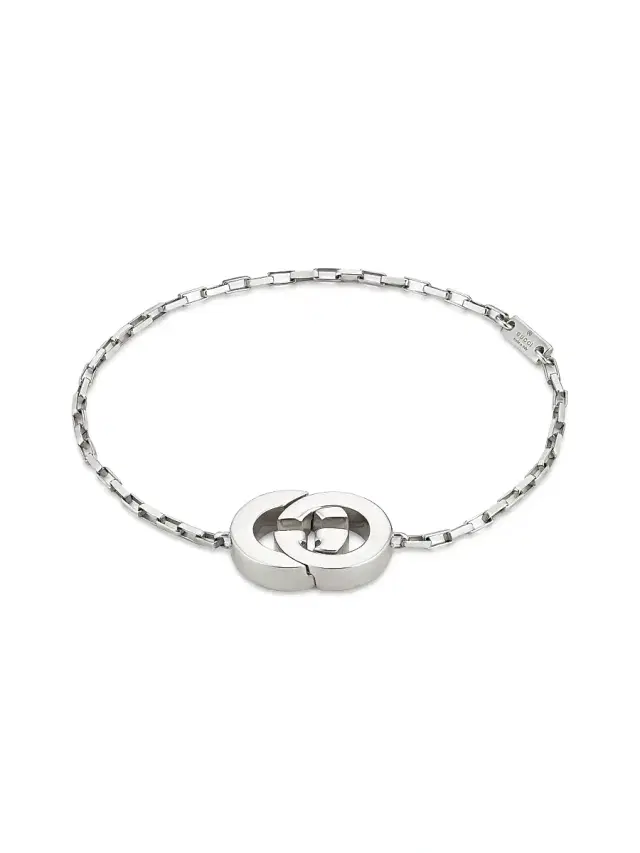 Women's Interlocking Sterling Silver Bracelet - Silver Women's Interlocking Sterling Silver Bracelet - Silver