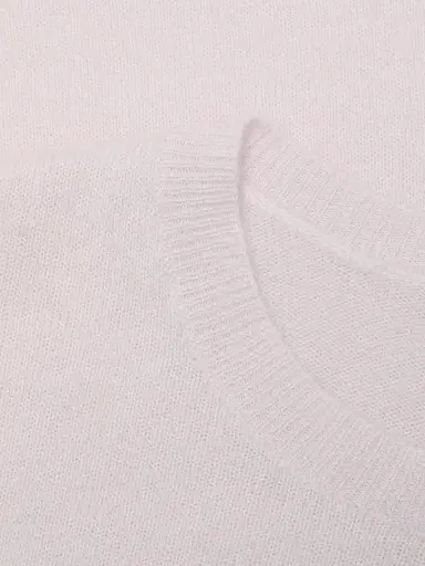 Co Women's Crewneck Rib-Knit Cashmere-Silk Sweater | Thumbnail 7 Co Women's Crewneck Rib-Knit Cashmere-Silk Sweater | Thumbnail 7