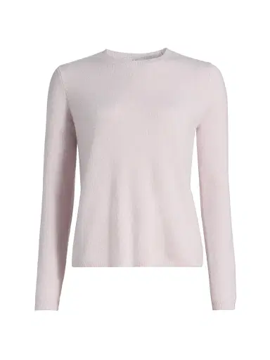 Co Women's Crewneck Rib-Knit Cashmere-Silk Sweater | Thumbnail 1 Co Women's Crewneck Rib-Knit Cashmere-Silk Sweater | Thumbnail 1