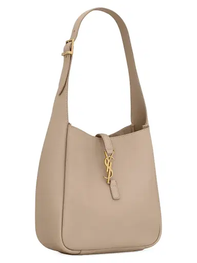 Saint Laurent Women's Le 5 à 7 Supple Shoulder Bag in Grained Leather - Dusty Grey | Thumbnail 2