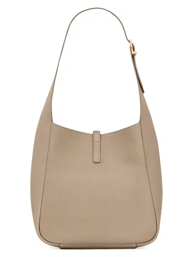 Saint Laurent Women's Le 5 à 7 Supple Shoulder Bag in Grained Leather - Dusty Grey | Thumbnail 4