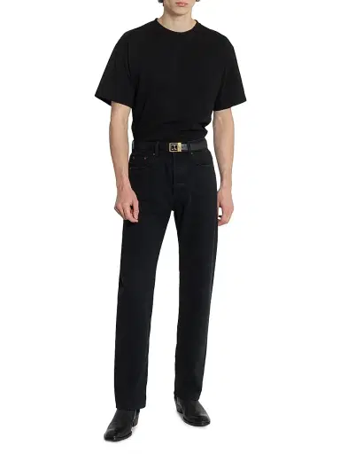 Saint Laurent Men's La 66 Belt in Smooth Leather - Black - Size 34 | Thumbnail 3 Saint Laurent Men's La 66 Belt in Smooth Leather - Black - Size 34 | Thumbnail 3