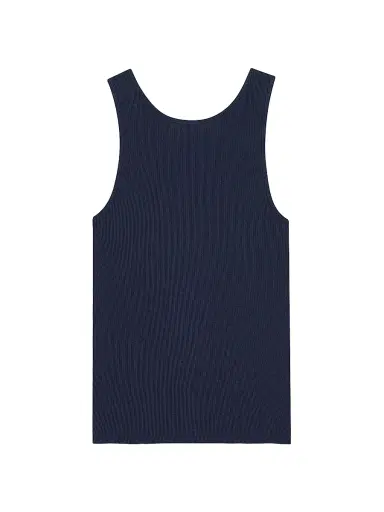 Saint Laurent Women's Cassandre Tank Top in Ribbed Cotton Jersey | Thumbnail 2 Saint Laurent Women's Cassandre Tank Top in Ribbed Cotton Jersey | Thumbnail 2