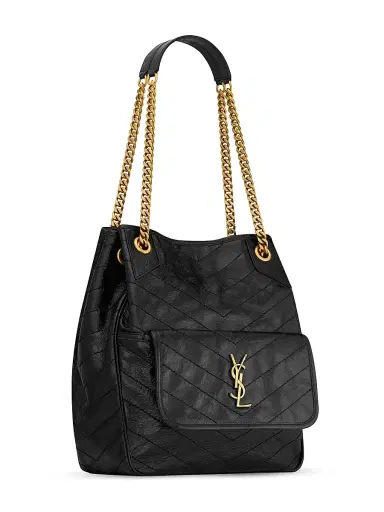 Saint Laurent Women's Niki Small Shopping in Vintage Leather | Thumbnail 4 Saint Laurent Women's Niki Small Shopping in Vintage Leather | Thumbnail 4
