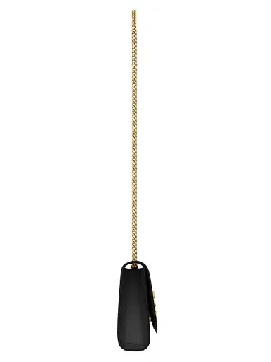 Saint Laurent Women's Kate Shoulder Bag in Grain De Poudre Leather - Black | Thumbnail 3 Saint Laurent Women's Kate Shoulder Bag in Grain De Poudre Leather - Black | Thumbnail 3