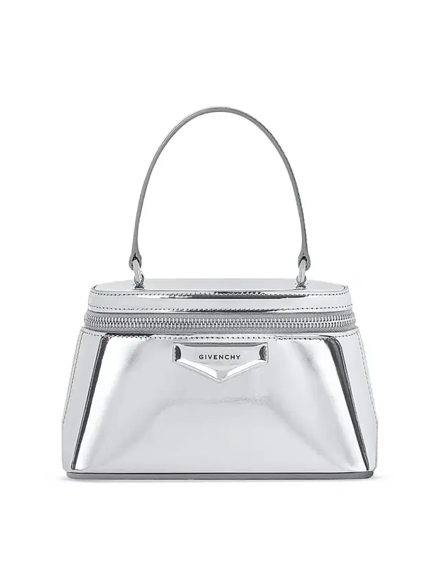 Givenchy Women's Antigona Vanity Bag in Mirror Effect Leather - Silvery