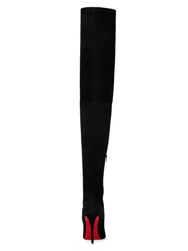Christian Louboutin Women's Miss Z 100MM Botta Alta Knee High Boots | Thumbnail 3 Christian Louboutin Women's Miss Z 100MM Botta Alta Knee High Boots | Thumbnail 3