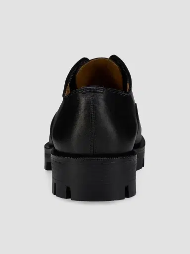 Christian Louboutin Men's Alpha Lion Leather Oxfords - Black - Size 12.5 | Thumbnail 3