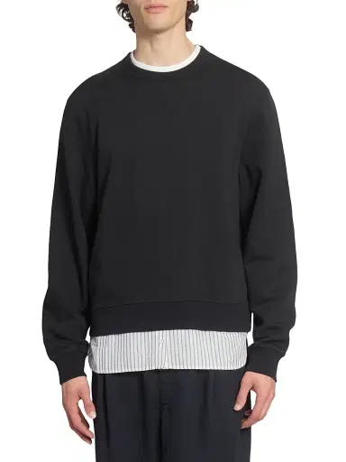 OFFICINE GÉNÉRALE Men Darius Cotton Sweatshirt | Thumbnail 3 OFFICINE GÉNÉRALE Men Darius Cotton Sweatshirt | Thumbnail 3