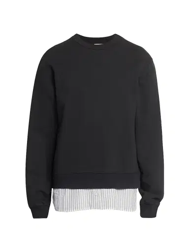 OFFICINE GÉNÉRALE Men Darius Cotton Sweatshirt | Thumbnail 1 OFFICINE GÉNÉRALE Men Darius Cotton Sweatshirt | Thumbnail 1