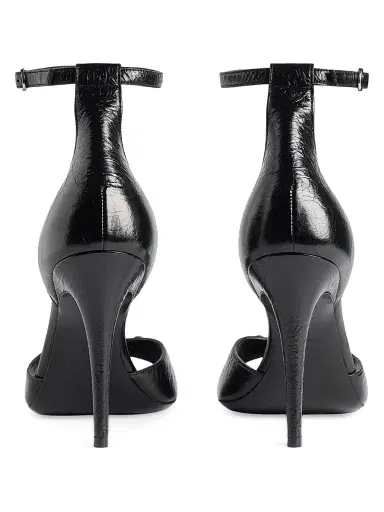 Balenciaga Women's City Uptown Heel Sandals - Black - Size 10 | Thumbnail 3 Balenciaga Women's City Uptown Heel Sandals - Black - Size 10 | Thumbnail 3