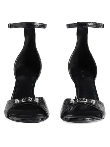 Balenciaga Women's City Uptown Heel Sandals - Black - Size 10 | Thumbnail 4 Balenciaga Women's City Uptown Heel Sandals - Black - Size 10 | Thumbnail 4