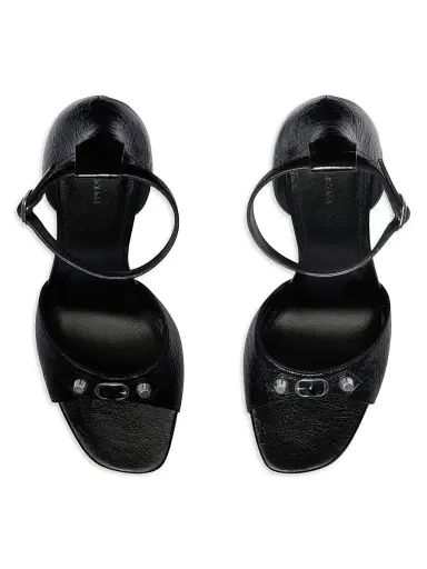 Balenciaga Women's City Uptown Heel Sandals - Black - Size 10 | Thumbnail 6 Balenciaga Women's City Uptown Heel Sandals - Black - Size 10 | Thumbnail 6