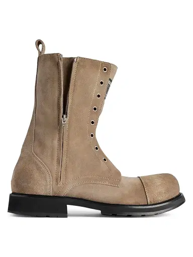 Balenciaga Men's Truck Lace-Up Boots - Sand | Thumbnail 1