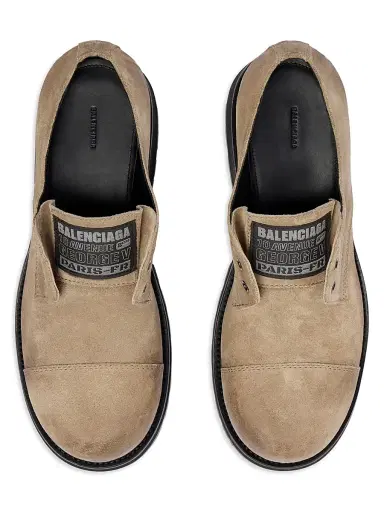 Balenciaga Men's Truck Derby Shoes - Sand | Thumbnail 6