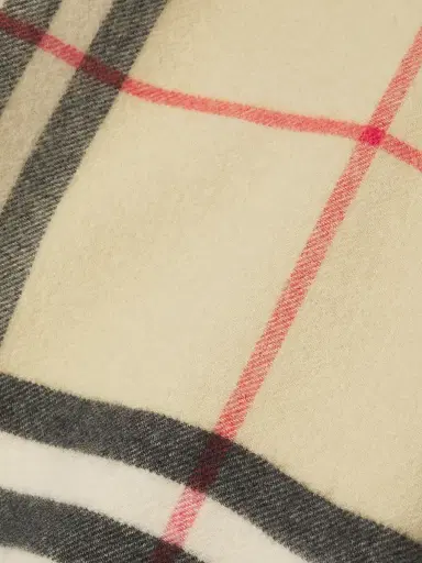 Burberry Women's Check Double-Faced Cashmere-Wool Cape | Thumbnail 6