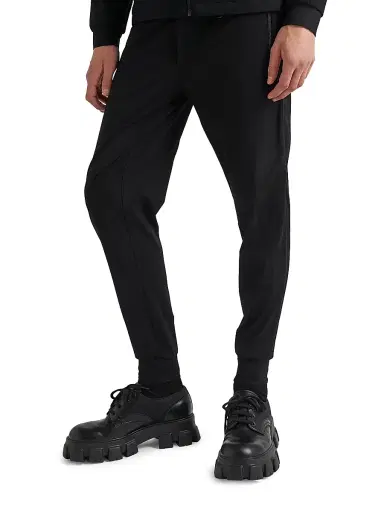 Prada Men's Technical Cotton and Re-Nylon Pants - Black - Size XL | Thumbnail 3 Prada Men's Technical Cotton and Re-Nylon Pants - Black - Size XL | Thumbnail 3