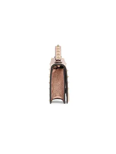 Valentino Garavani Women's Rockstud Laminated Grainy Calfskin Wallet with Chain | Thumbnail 3 Valentino Garavani Women's Rockstud Laminated Grainy Calfskin Wallet with Chain | Thumbnail 3