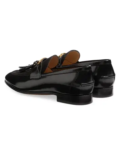 Valentino Garavani Men's Vaniteux Calfskin and Split Leather Loafers | Thumbnail 3 Valentino Garavani Men's Vaniteux Calfskin and Split Leather Loafers | Thumbnail 3