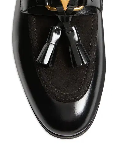 Valentino Garavani Men's Vaniteux Calfskin and Split Leather Loafers | Thumbnail 5 Valentino Garavani Men's Vaniteux Calfskin and Split Leather Loafers | Thumbnail 5