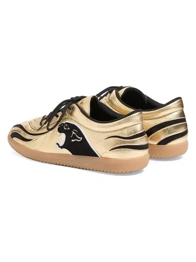 Valentino Garavani Men's Kicky Sneakers in Laminated Nappa | Thumbnail 3